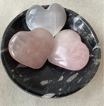 Load image into Gallery viewer, Heart Stones. (Selenite &amp; Rose Quartz)
